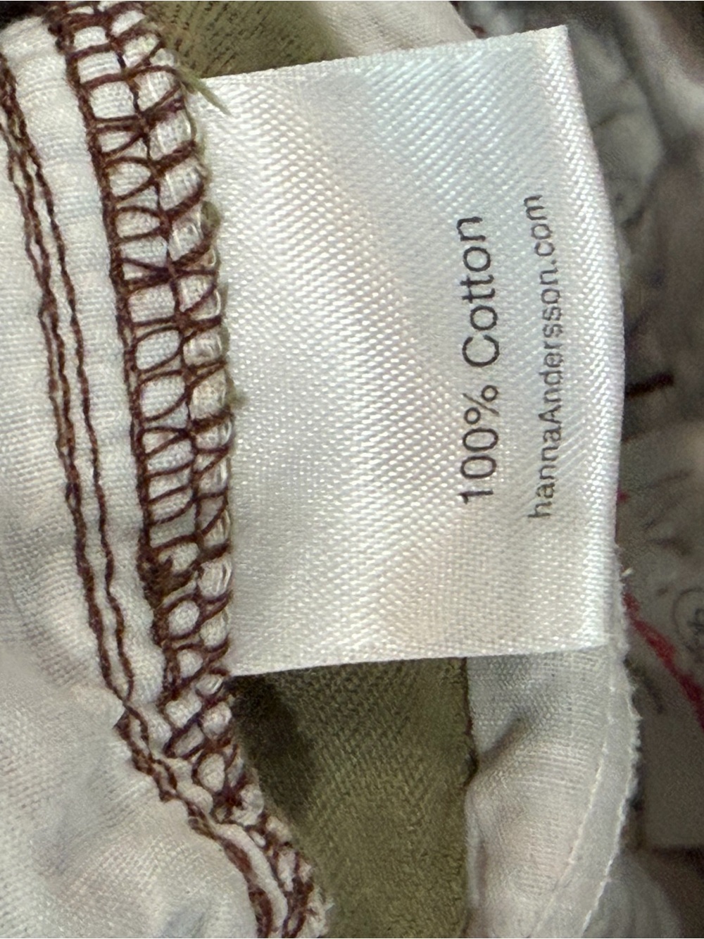 Hanna Andersson Plaid Pull-On Shorts Olive Green White Size 90 US 3T - Picture 4 of 5